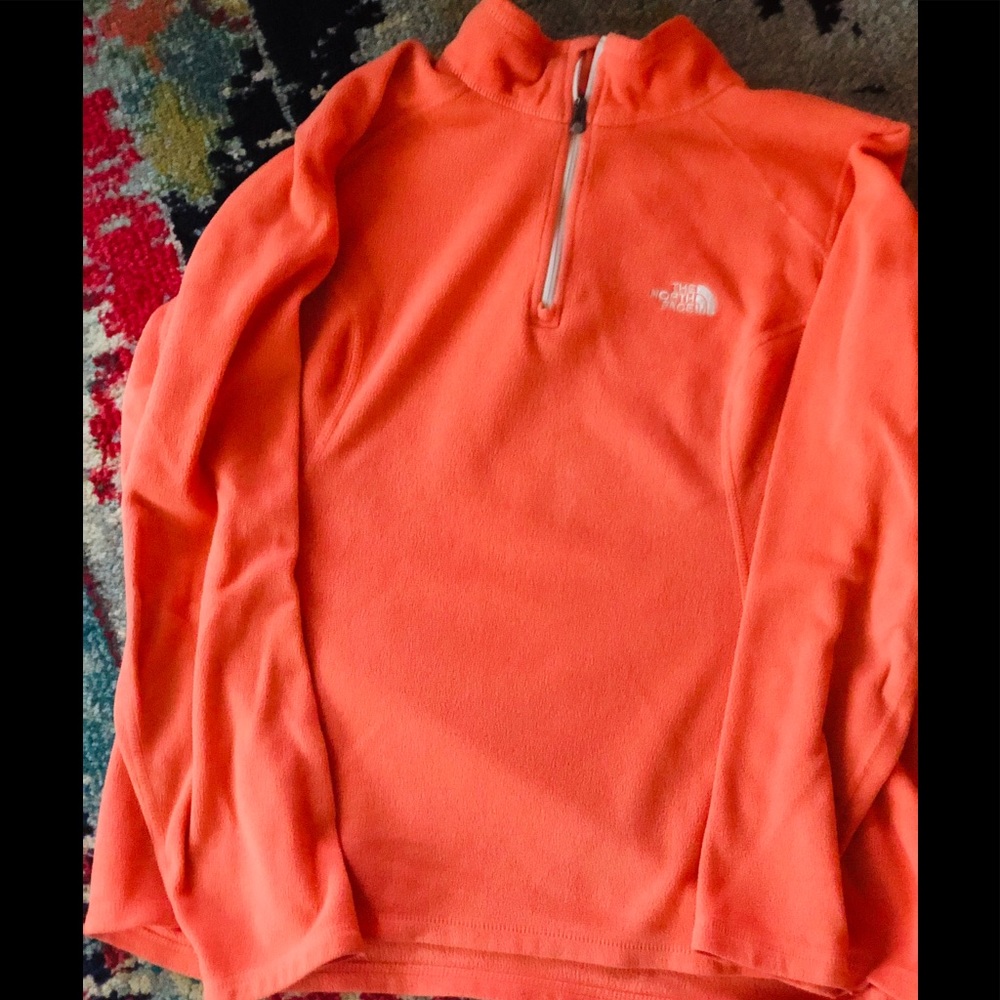 North Face  quarter zip Fleece pullover.